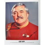 STAR TREK AUTOGRAPH COLLECTION - JAMES DOOHAN ' SCOTTY ' 8X10