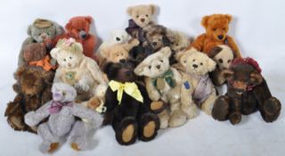 LARGE COLLECTION OF SMALL ASSORTED ARTIST BEARS TEDDY BEARS