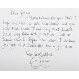 STAR WARS - JEREMY BULLOCH - BOBA FETT - AUTOGRAPHED LETTER