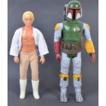 TWO VINTAGE KENNER STAR WARS 12" ACTION FIGURES