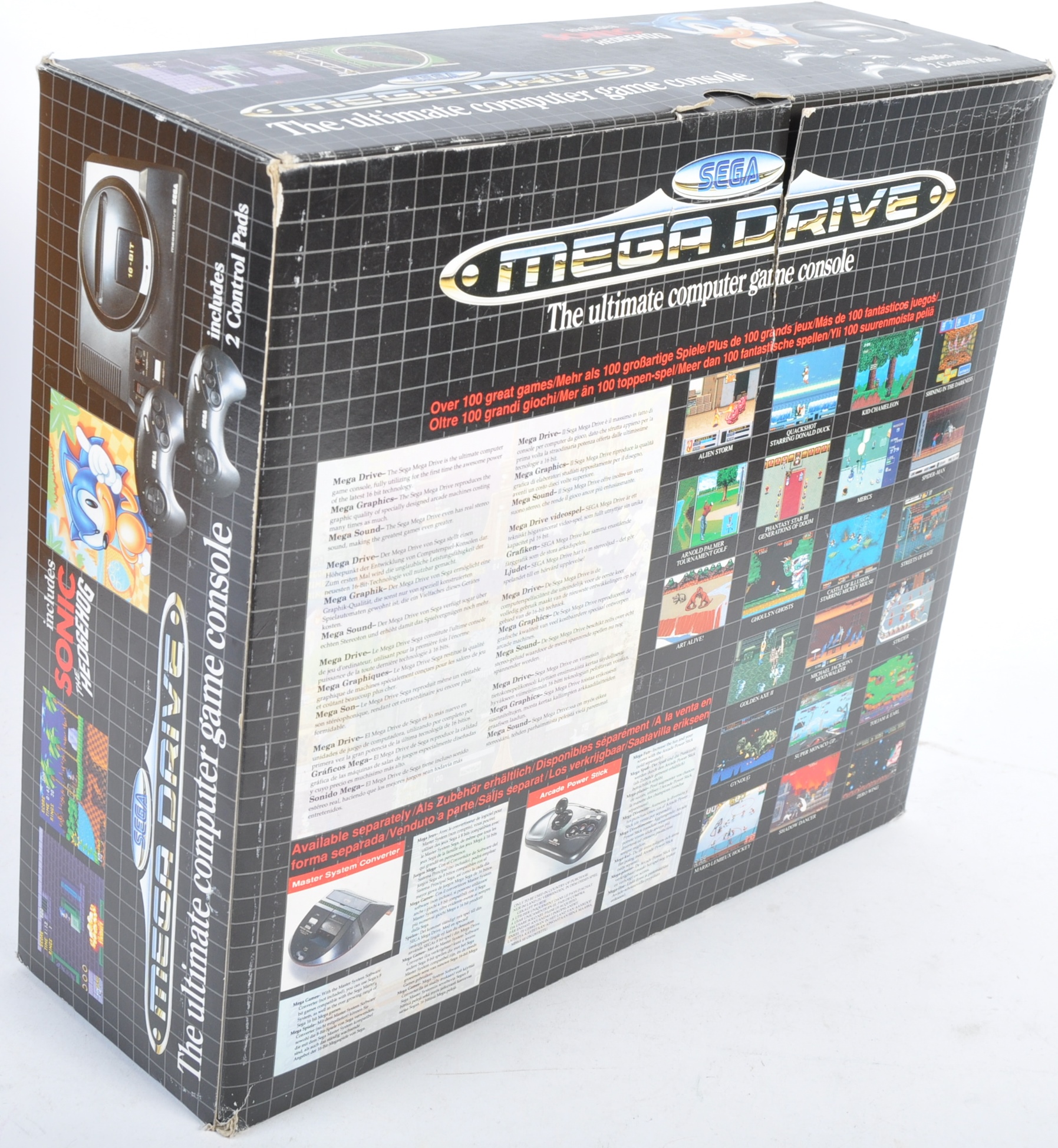 VINTAGE SEGA MEGA DRIVE GAMES CONSOLE BOX (BOX ONLY) - Image 2 of 4