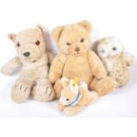 COLLECTION OF ASSORTED TEDDY BEARS - STEIFF, CHILTERN ETC