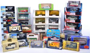 LARGE COLLECTION OF MIXED MODEL DIECAST CARS & OTHER VEHICLES