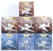 COLLECTION OF X7 CORGI AVIATION ARCHIVE DIECAST MODEL PLANES