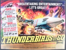 THUNDERBIRDS ARE GO - BEAUTIFUL AUTOGRAPHED 16X20" POSTER