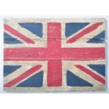 VINTAGE SHABBY CHIC PAINTED UNION JACK ON BOARD WA