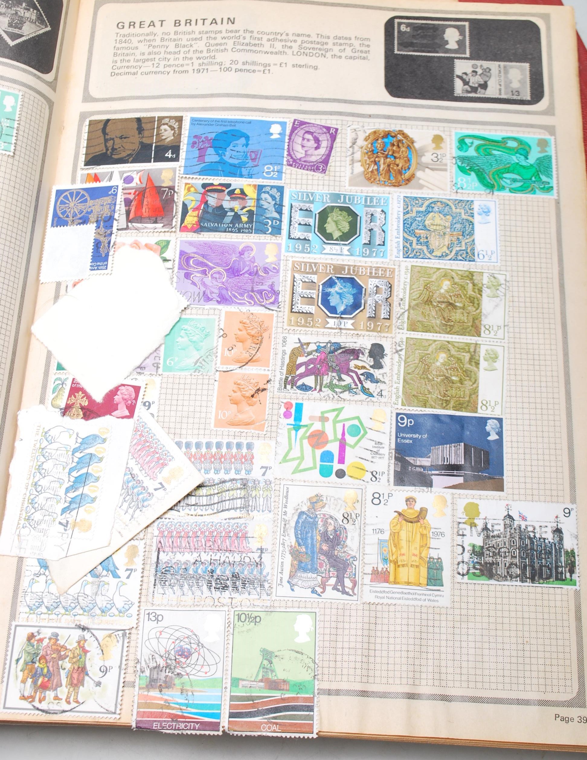 A collection of vintage 20th Century world stamps - Image 6 of 19