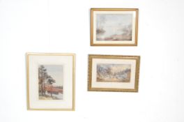 THREE ANTIQUE ORIGINAL PAINTINGS