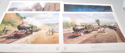 DON BRECKON - SET OF FOUR COMMEMORATIVE PRINTS