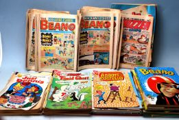 A large collection of vintage TV related comics an