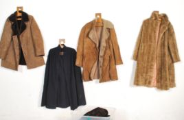 VINTAGE RETRO GROUP OF LADIES FUR COATS