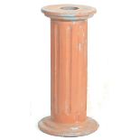 A antique style 20th century terracotta bust stand