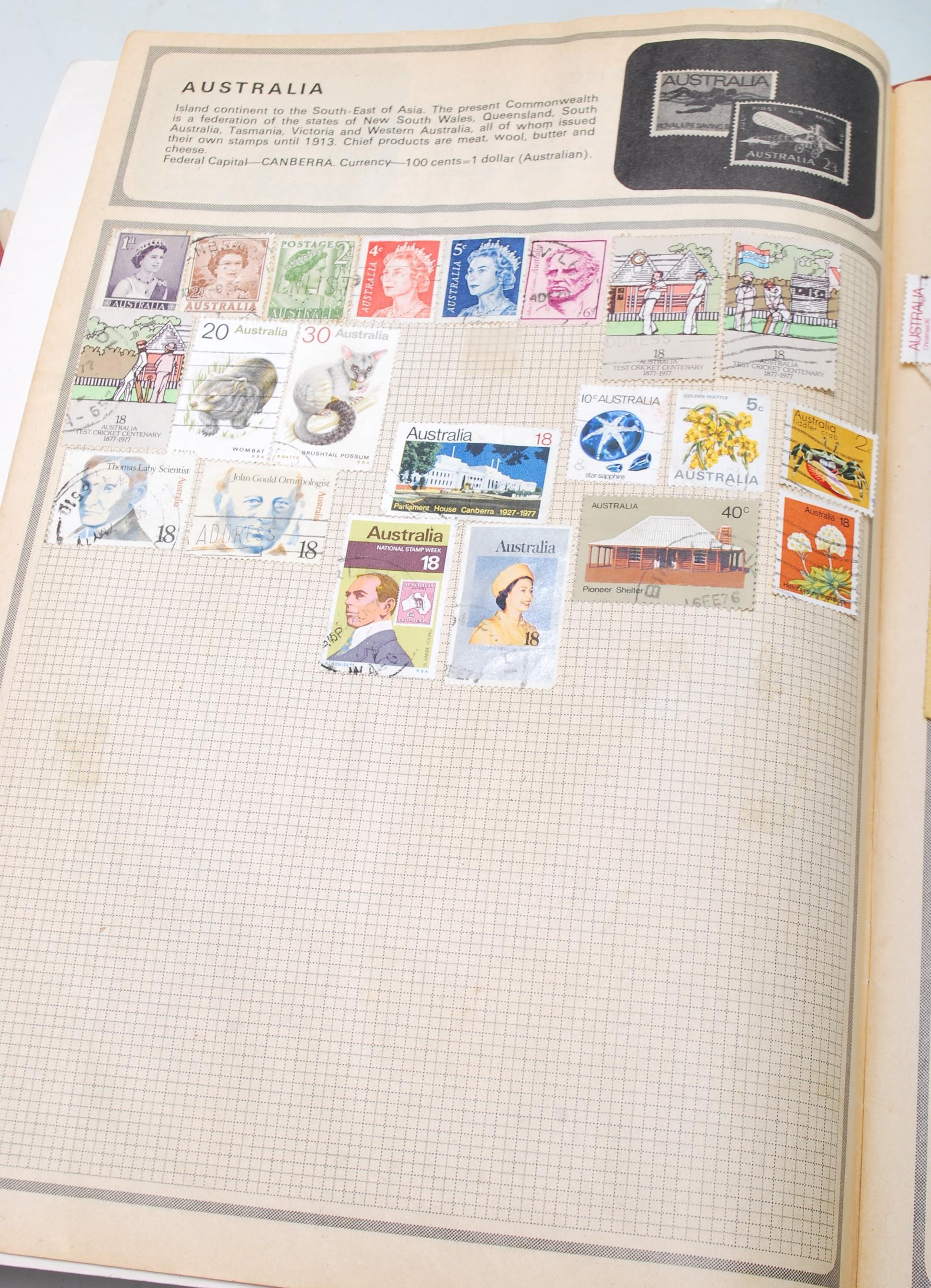 A collection of vintage 20th Century world stamps - Image 7 of 19