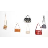 COLLECTION OF VINTAGE RETRO LADIES HANDBAGS