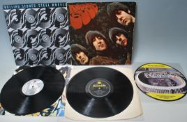THE ROLLING STONES AND THE BEATLES VINYL LP’S