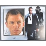 JAMES BOND - DANIEL CRAIG - AUTOGRAPHED 16X12" PRESENTATION