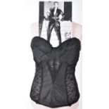 ANGELA GRANT COLLECTION - BLACK LACE CORSET & SIGN