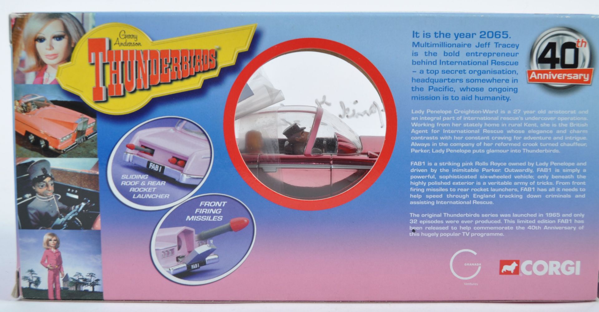 THUNDERBIRDS - CORGI 40TH ANNIVERSARY SIGNED MODEL - Bild 5 aus 5