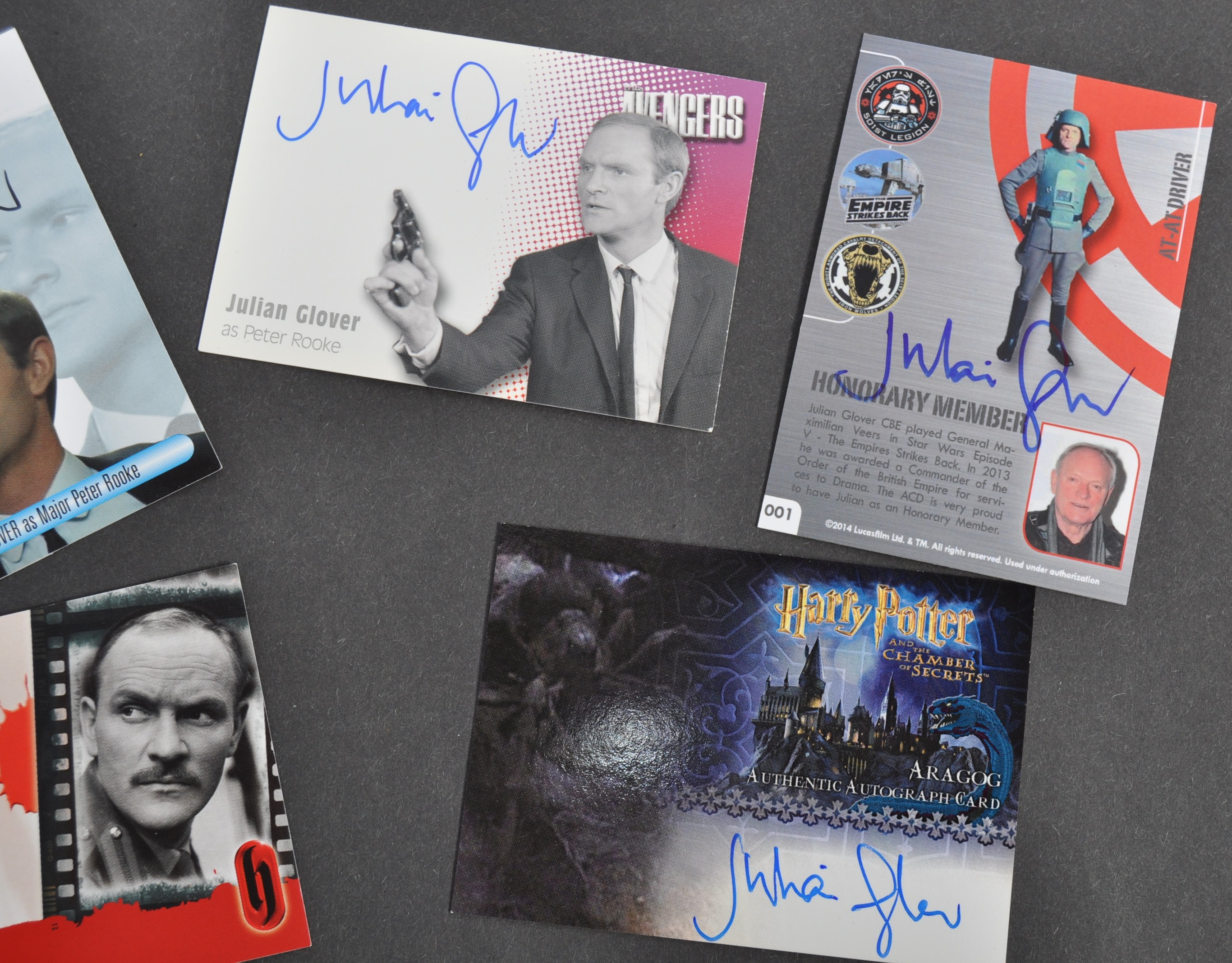 JULIAN GLOVER - COLLECTION OF ASSORTED AUTOGRAPHED - Image 2 of 3