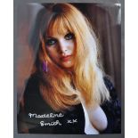 HAMMER HORROR - MADELINE SMITH - SIGNED 8X10" PHOT