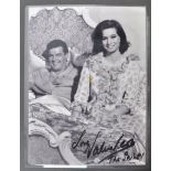 FROM THE COLLECTION OF VALERIE LEON - THE SAINT SIGNED PHOTO