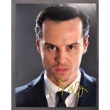 JAMES BOND - ANDREW SCOTT - AUTOGRAPHED 8X10" PHOT