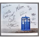 DOCTOR WHO - IMPRESSIVE LARGE MULTI-SIGNED PHOTOGR