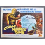 BRITISH HORROR - CURSE OF THE MUMMY'S TOMB SIGNED PHOTO
