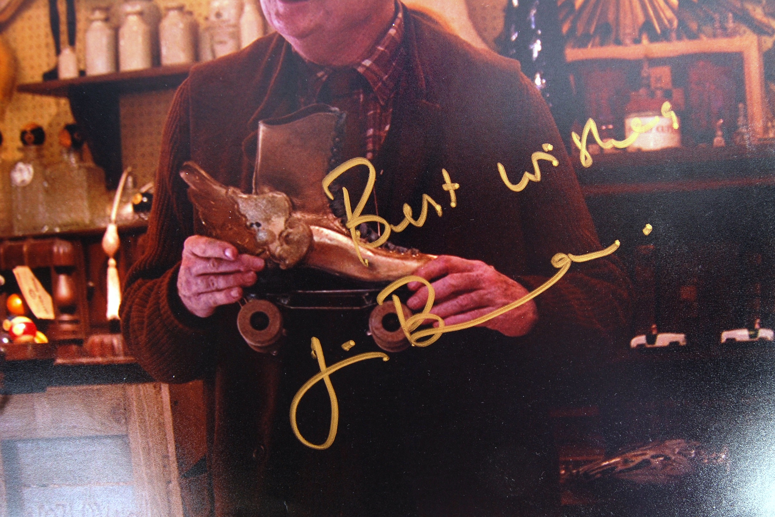 JIM BROADBENT - ENGLISH ACTOR - SIGNED 8X10" PHOTO - Image 2 of 2