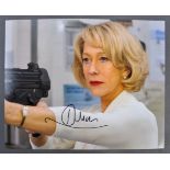 HELEN MIRREN - BRITISH ACTRESS - RED - AUTOGRAPHED