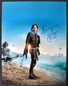 STAR WARS - FELICITY JONES - SIGNED 11X14" PHOTOGR