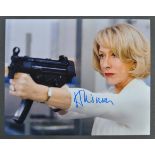 HELEN MIRREN - BRITISH ACTRESS - RED - AUTOGRAPHED