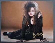 HARRY POTTER - HELENA BONHAM CARTER - RARE SIGNED