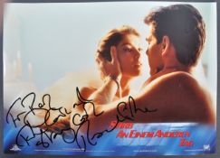 JAMES BOND - ROSAMUND PIKE - AUTOGRAPHED POSTER