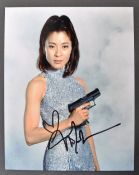 JAMES BOND MICHELLE YEOH AUTOGRAPHED PHOTOGRAPH