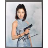 JAMES BOND MICHELLE YEOH AUTOGRAPHED PHOTOGRAPH