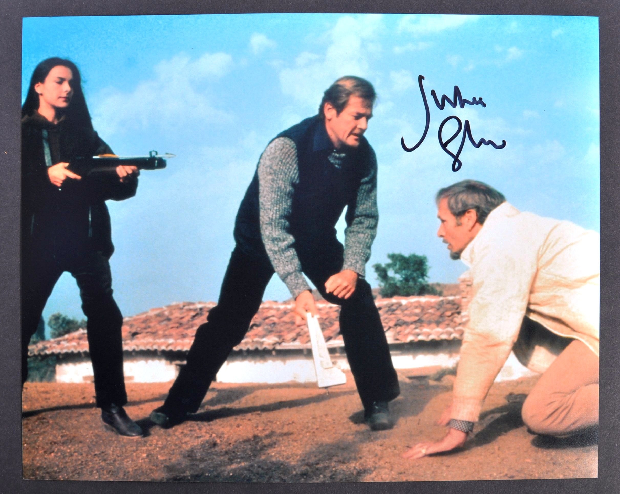 JAMES BOND 007 - JULIAN GLOVER AUTOGRAPHED PHOTOGR