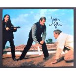 JAMES BOND 007 - JULIAN GLOVER AUTOGRAPHED PHOTOGR