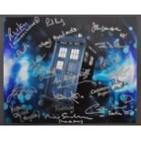 DOCTOR WHO - INCREDIBLE MULTI-SIGNED AUTOGRAPHED P