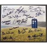 DOCTOR WHO - INCREDIBLE MULTI-SIGNED AUTOGRAPHED P