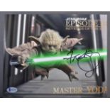 STAR WARS - FRANK OZ - YODA - AUTOGRAPHED 8X10" PH