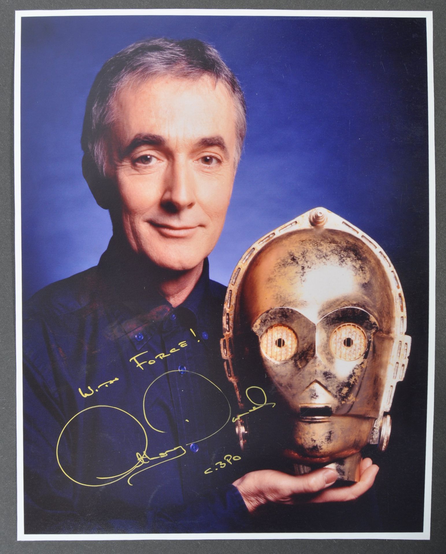 STAR WARS - ANTHONY DANIELS - C3PO AUTOGRAPHED PHOTOGRAPH