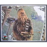 STAR WARS - PETER MAYHEW - CELEBRATION IV SIGNED PHOTO