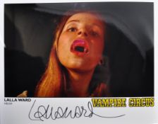 HAMMER HORROR - LALLA WARD - VAMPIRE CIRCUS SIGNED