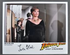 COLLECTION OF ISLA BLAIR - INDIANA JONES SIGNED 8X