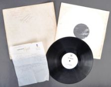 PETER WYNGARDE PRIVATE COLLECTION - RARE TEST PRESSING DEMO LP