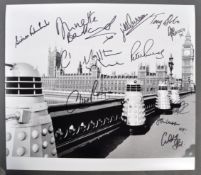 DOCTOR WHO - INCREDIBLE MULTI-SIGNED AUTOGRAPHED P