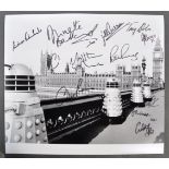 DOCTOR WHO - INCREDIBLE MULTI-SIGNED AUTOGRAPHED P