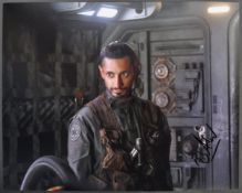 STAR WARS - RIZ AHMED - BODHI ROOK - SIGNED PHOTOGRAPH