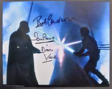 STAR WARS - DAVE PROWSE & BOB ANDERSON - EMPIRE STRIKES BACK PHOTO